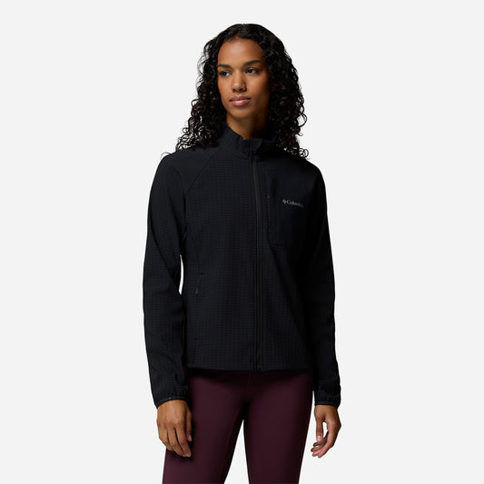 Áo Khoác Nữ Columbia Superior Summit™ Grid Full Zip - Đen - Supersports Vietnam