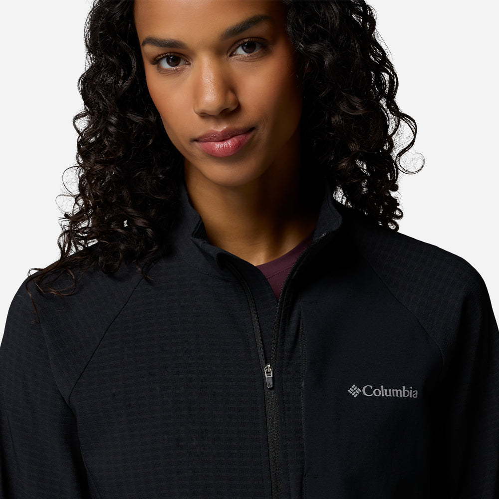 Áo Khoác Nữ Columbia Superior Summit™ Grid Full Zip - Đen - Supersports Vietnam