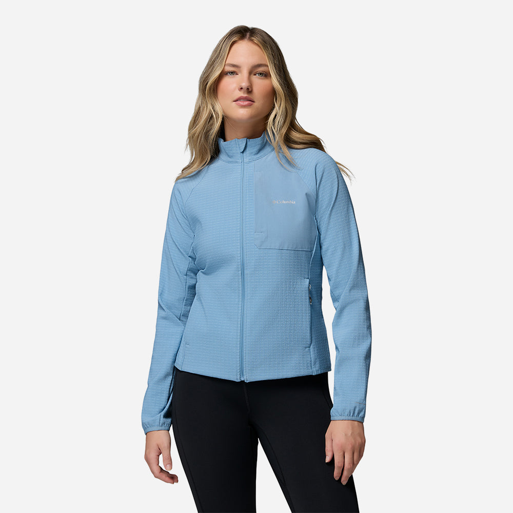 Áo Khoác Nữ Columbia Superior Summit™ Grid Full Zip - Xanh Dương