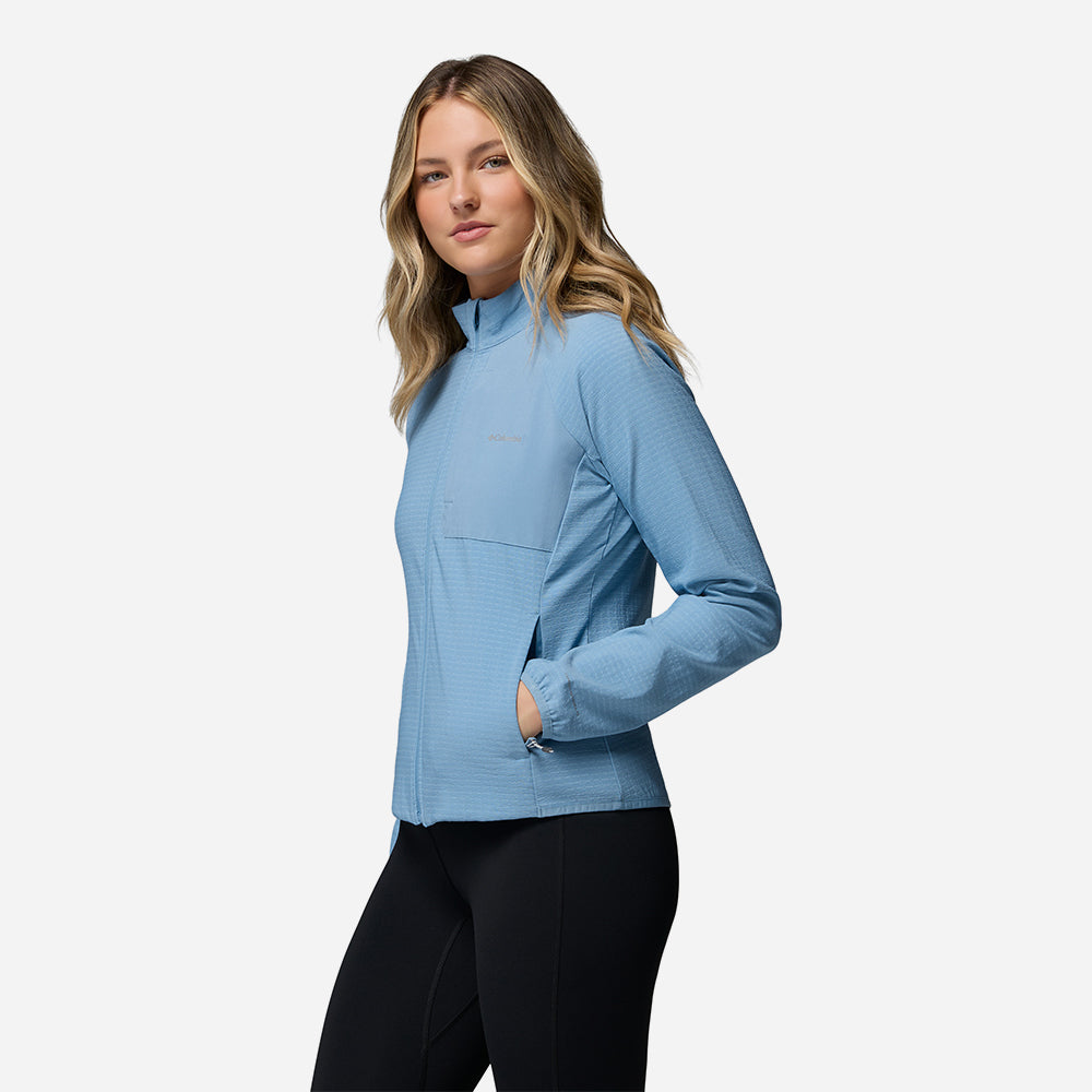 Áo Khoác Nữ Columbia Superior Summit™ Grid Full Zip - Xanh Dương