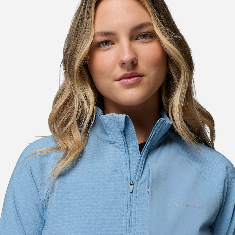 Áo Khoác Nữ Columbia Superior Summit™ Grid Full Zip - Xanh Dương