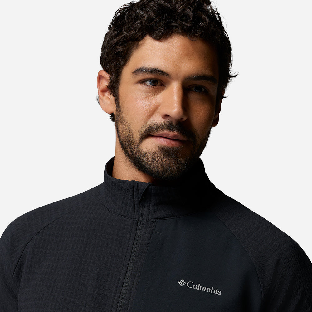 Áo Khoác Nam Columbia Superior Summit™ Grid Full Zip - Đen - Supersports Vietnam