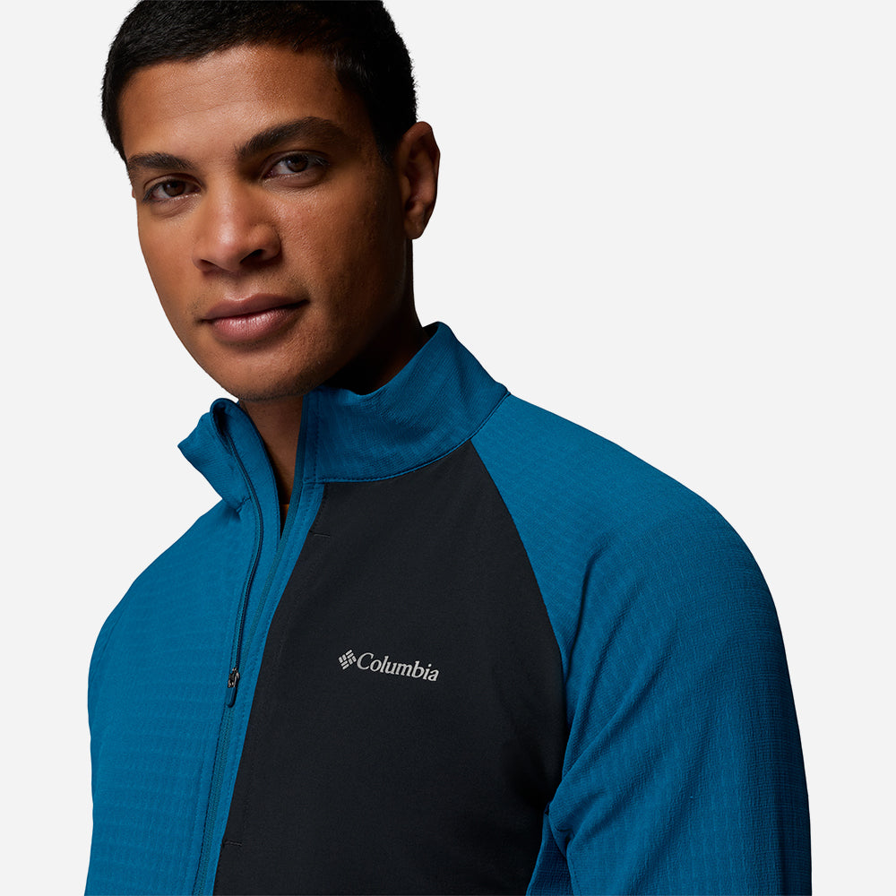 Áo Khoác Nam Columbia Superior Summit™ Grid Full Zip - Xanh Dương - Supersports Vietnam