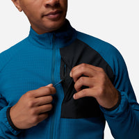 Áo Khoác Nam Columbia Superior Summit™ Grid Full Zip - Xanh Dương - Supersports Vietnam