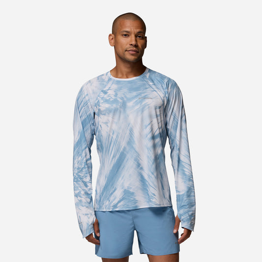 Áo Thun Nam Columbia Stealth Springs™ Printed Long Sleeve - Xanh Dương - Supersports Vietnam