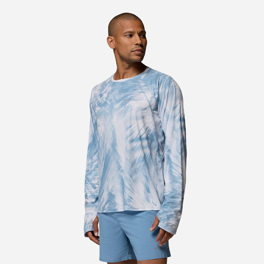 Áo Thun Nam Columbia Stealth Springs™ Printed Long Sleeve - Xanh Dương - Supersports Vietnam