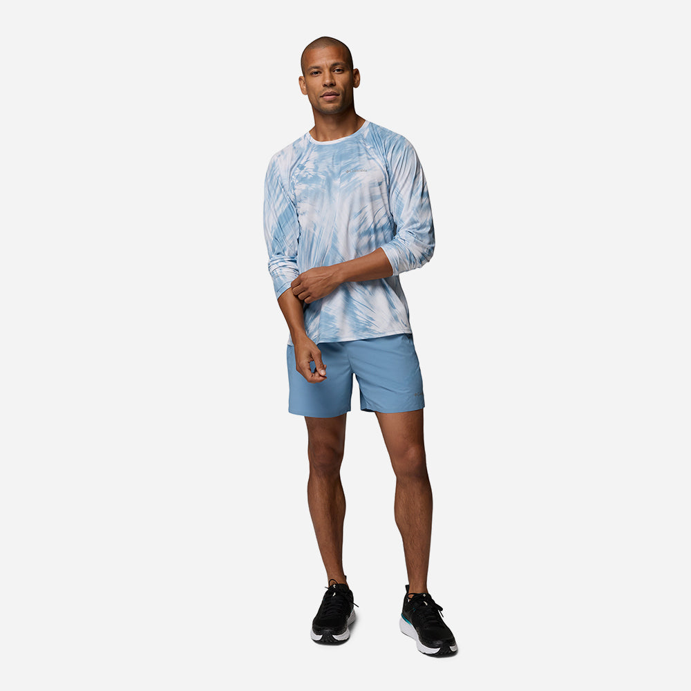 Áo Thun Nam Columbia Stealth Springs™ Printed Long Sleeve - Xanh Dương - Supersports Vietnam