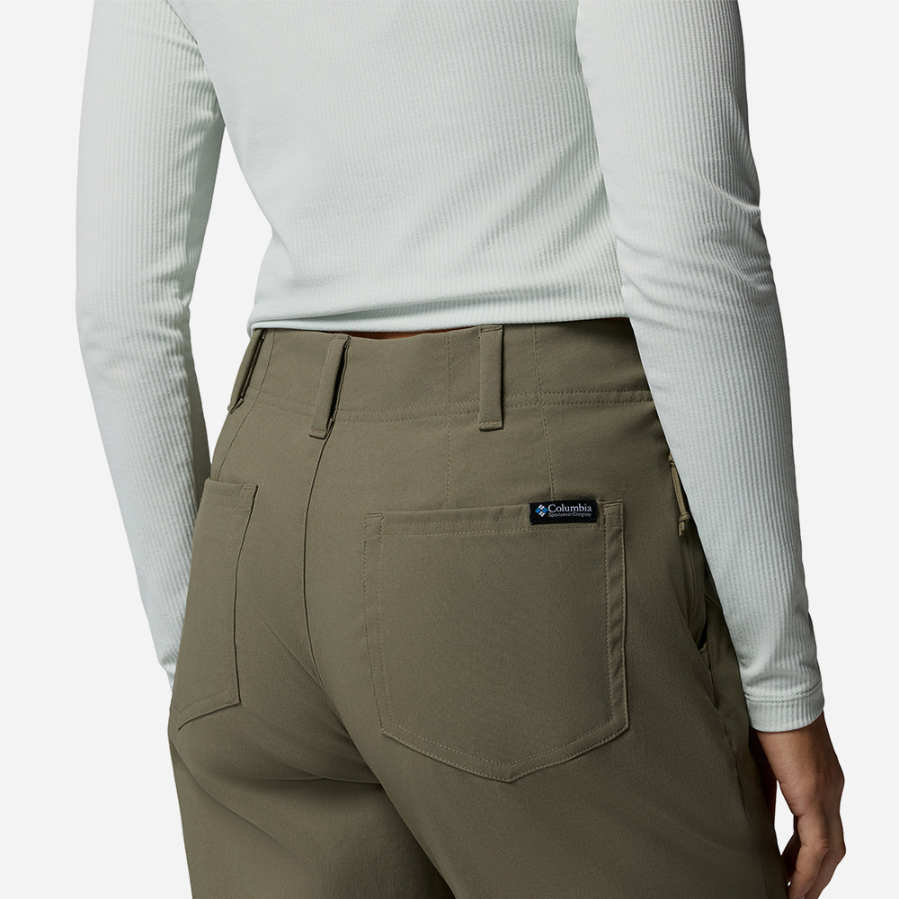 Quần Dài Thể Thao Nữ Columbia Roc™ Tech Straight Leg - Xanh Quân Đội - Supersports Vietnam