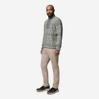 Áo Khoác Nam Columbia Sequoia Grove™ II Full Zip Printed Fleece - Xám - Supersports Vietnam