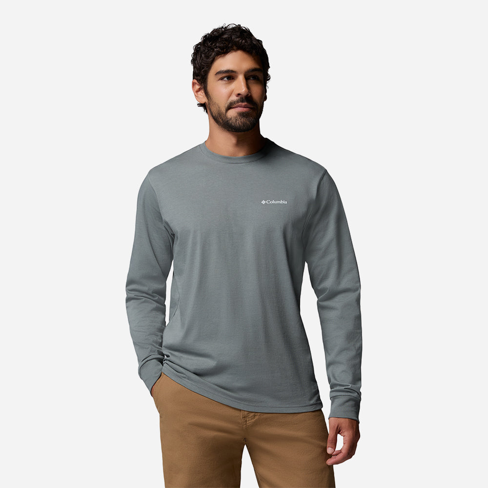 Áo Thun Nam Columbia Csc™ Graphic Long Sleeve - Xám