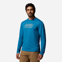 Áo Thun Nam Columbia Parsons Point™ Long Sleeve Graphic - Xanh Dương