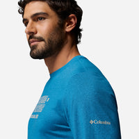 Áo Thun Nam Columbia Parsons Point™ Long Sleeve Graphic - Xanh Dương - Supersports Vietnam