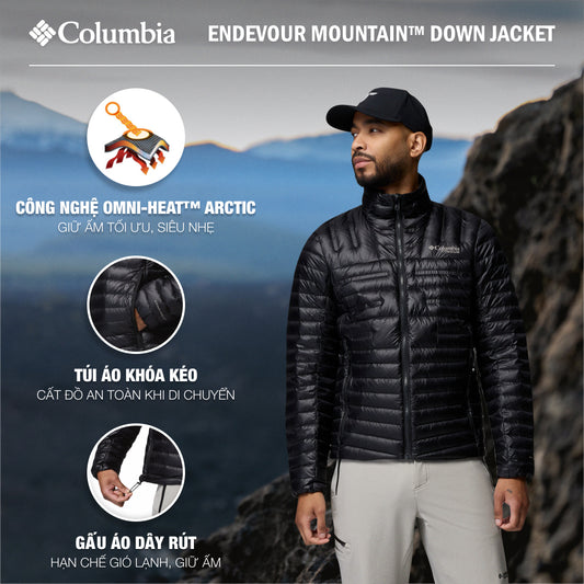 Áo Khoác Nam Columbia Endevour Mountain™ Down - Đen - Supersports Vietnam