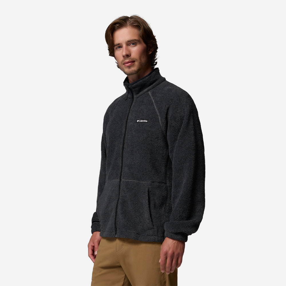 Áo Khoác Nam Columbia Timber Crest™ MTR Fleece Full Zip - Đen - Supersports Vietnam
