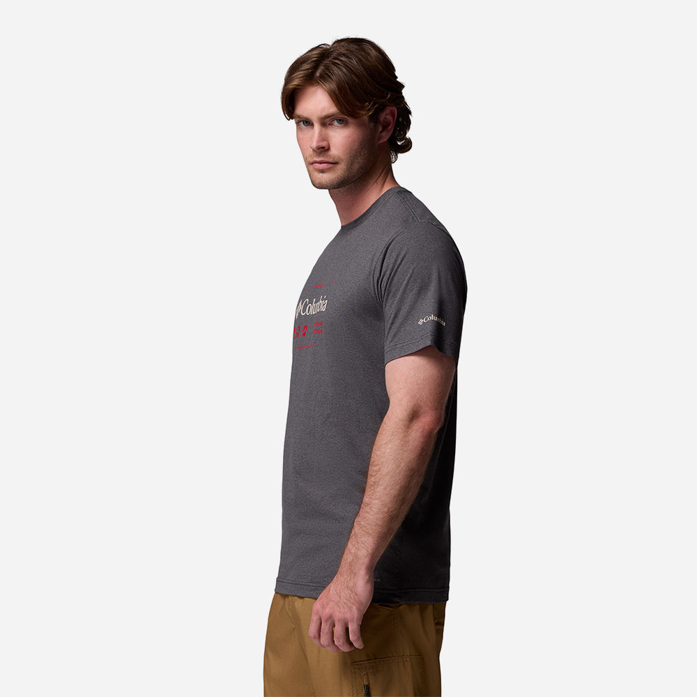 Áo Thun Nam Columbia Kwick Hike™ Graphic Short Sleeve - Xám
