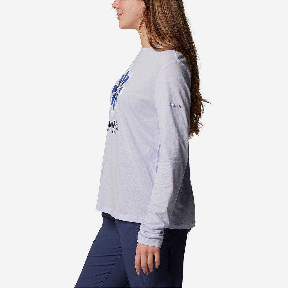 Áo Thun Tay Dài Nữ Columbia Columbia Trek™ Relaxed - Tím