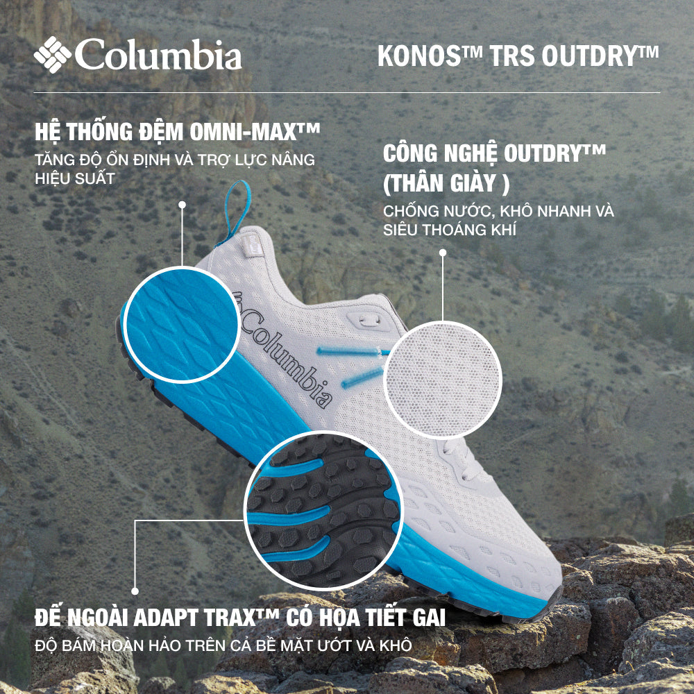 Giày Chạy Trail Nam Columbia Konos™ Trs Outdry™ - Xám